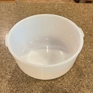 Vintage Glasbake Milk Glass Mixing Bowl